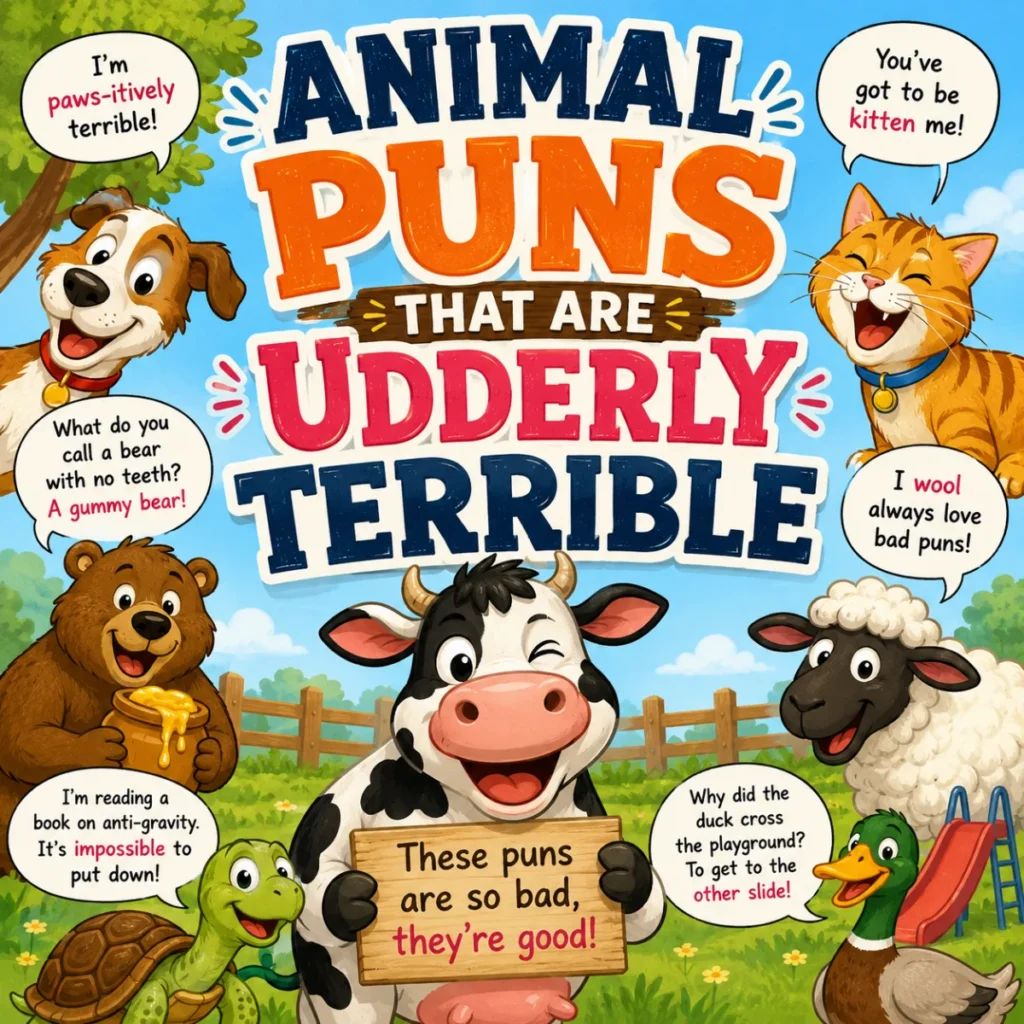 Animal Puns That Are Udderly Terrible