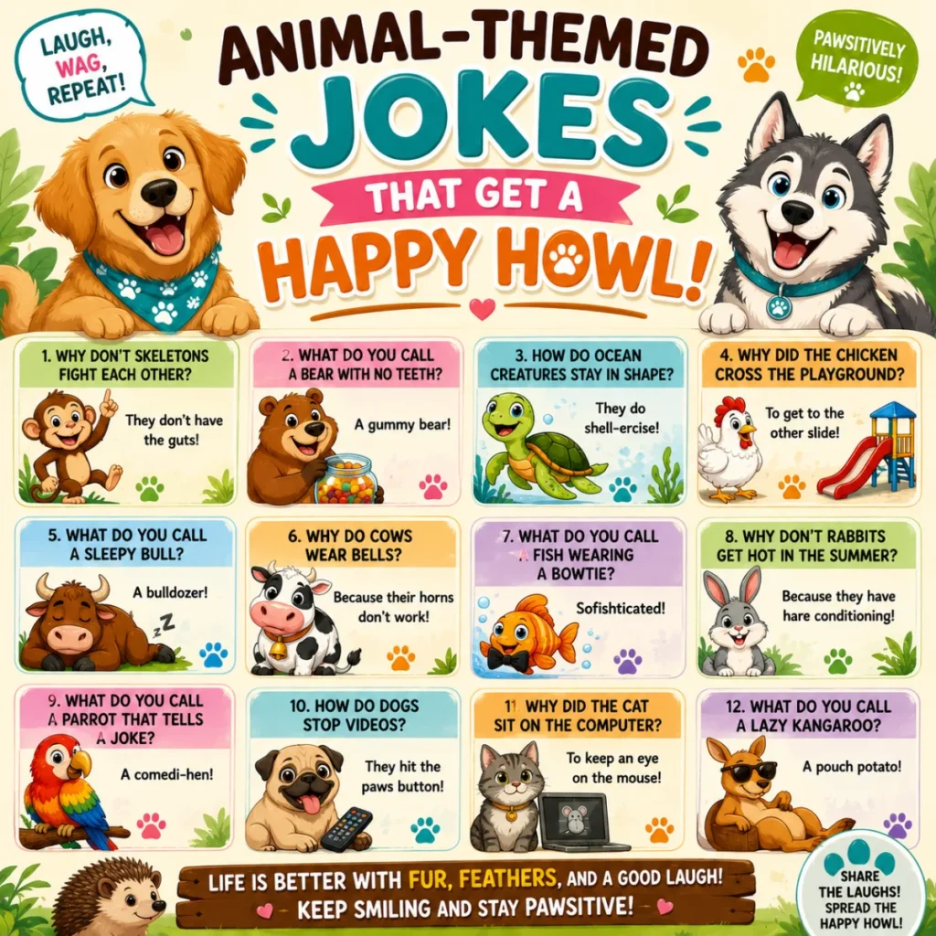 Animal-Themed Jokes That Get a Happy Howl