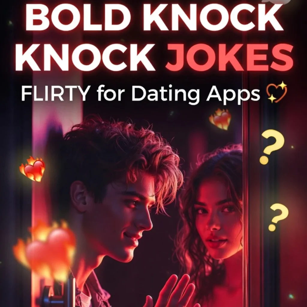 Bold Knock Knock Jokes Flirty for Dating Apps