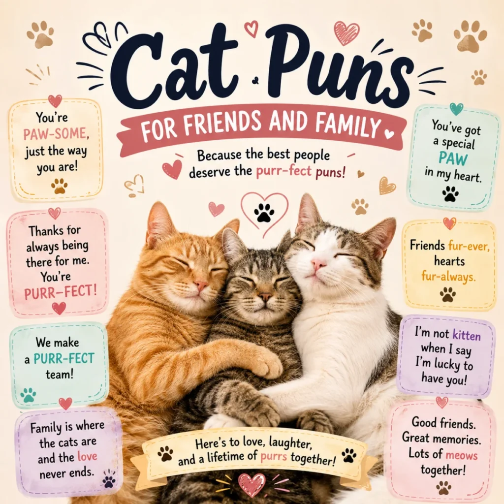 Cat Puns for Friends and Family