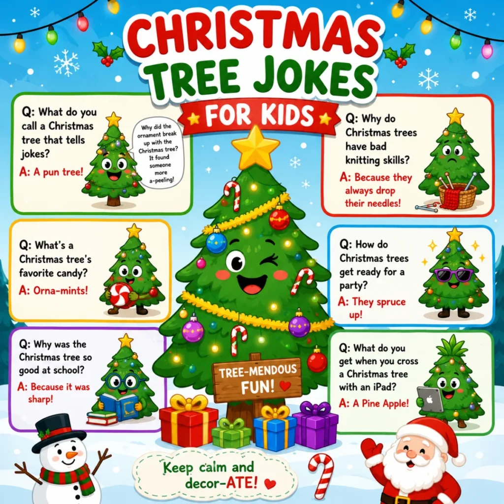 Christmas Tree Jokes for Kids