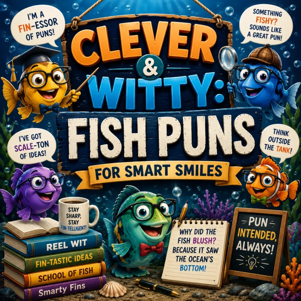 Clever & Witty Fish Puns for Smart Smiles