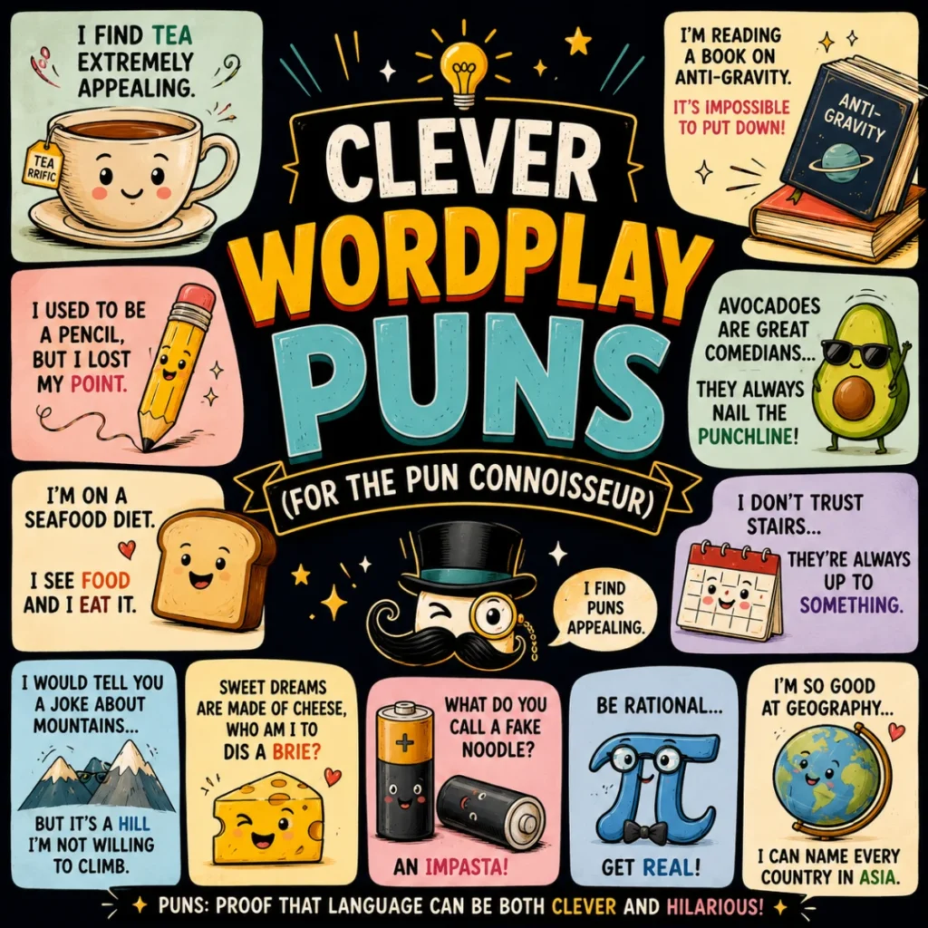 Clever Wordplay Puns (For the Pun Connoisseur)