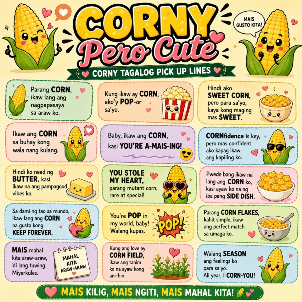 “Corny Pero Cute” – Corny Tagalog Pick Up Lines