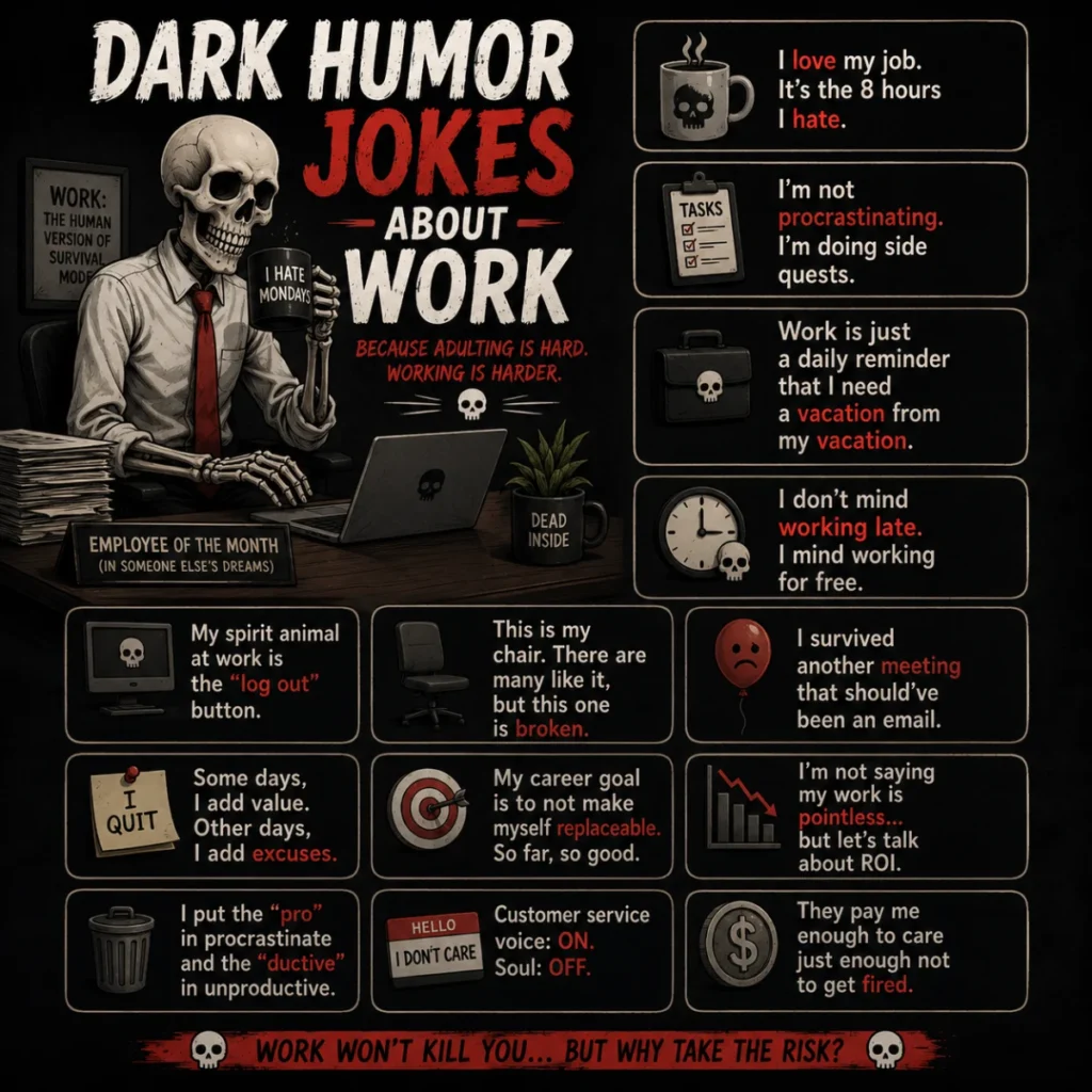 Dark Humor Jokes About Work