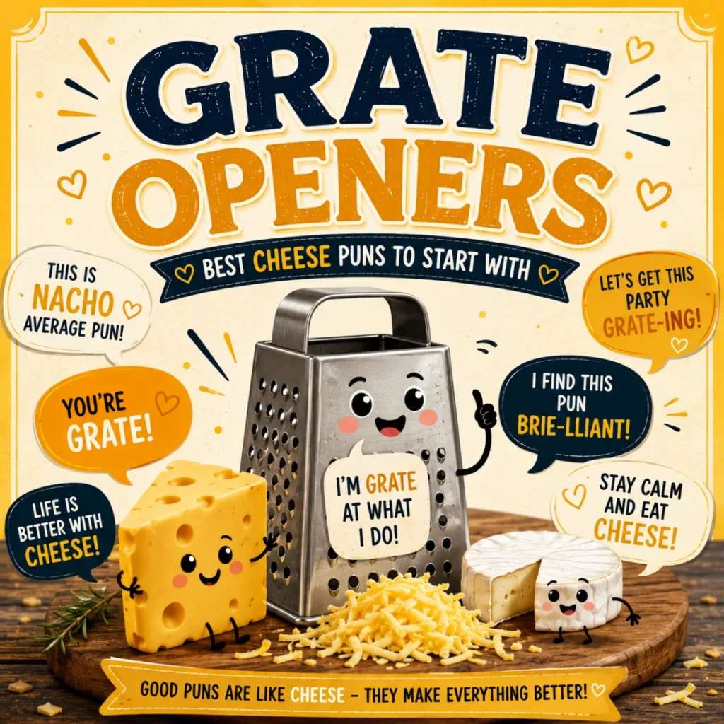 Grate Openers — Best Cheese Puns to Start With