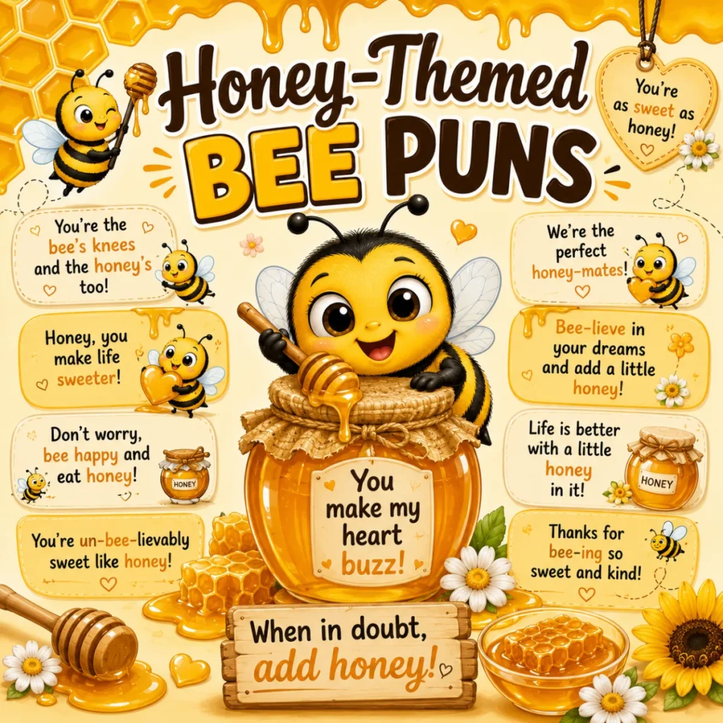 Honey-Themed Bee Puns