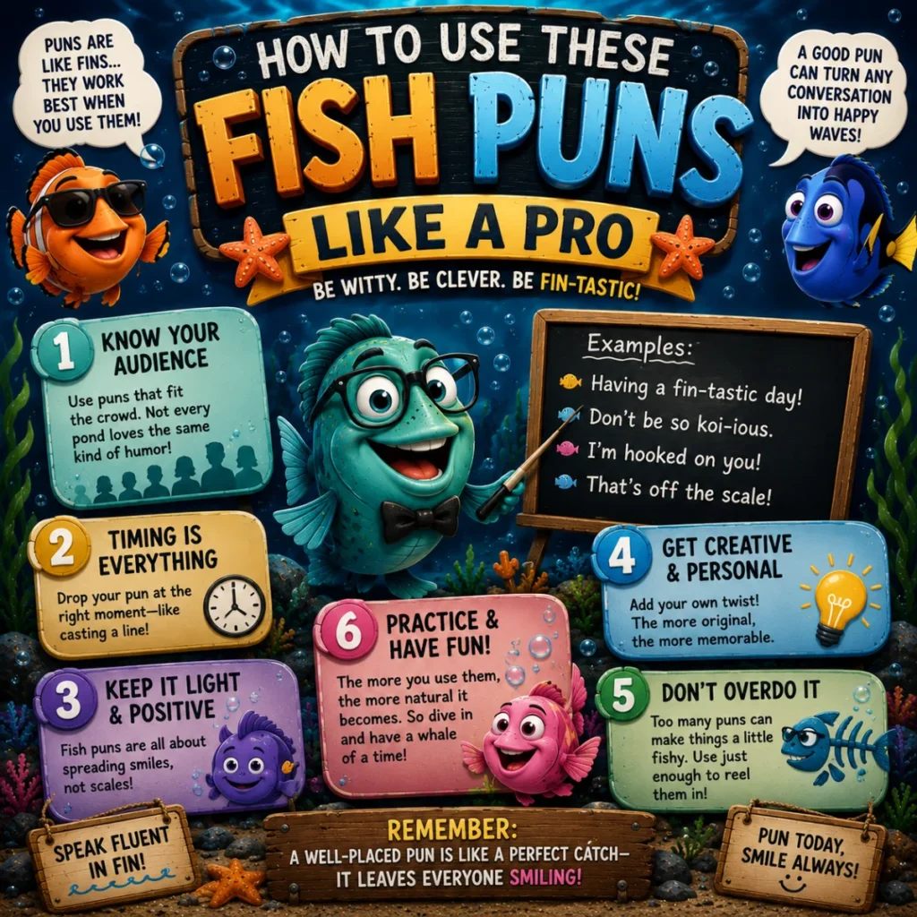 How to Use These Fish Puns Like a Pro
