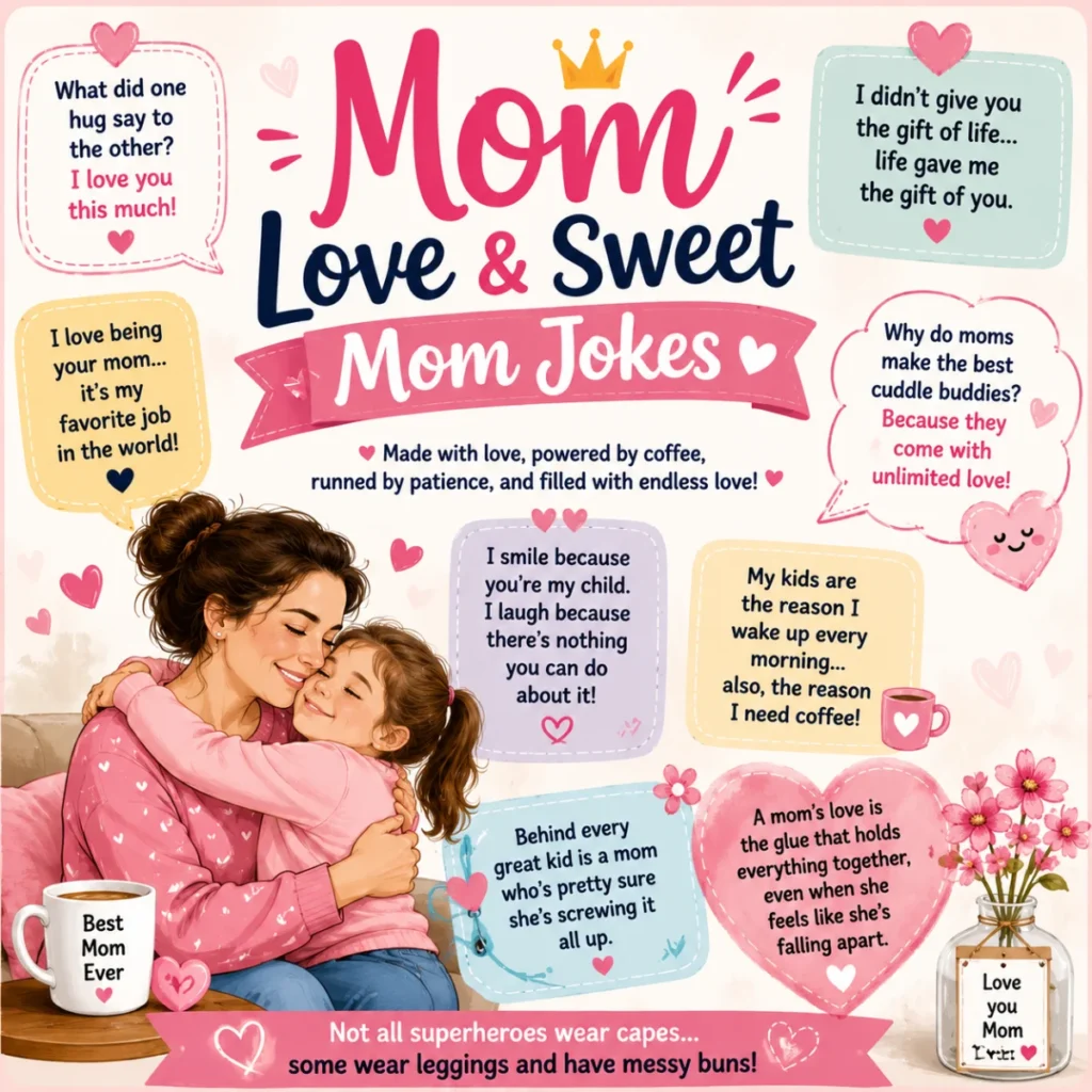 Mom Love & Sweet Mom Jokes