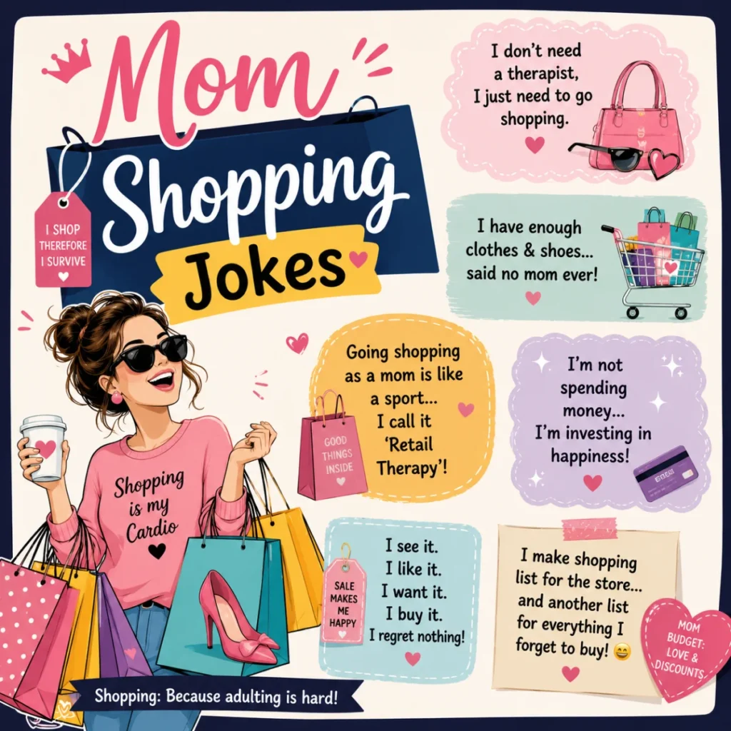 Mom Shopping Jokes