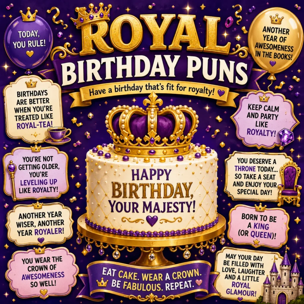Royal Birthday Puns