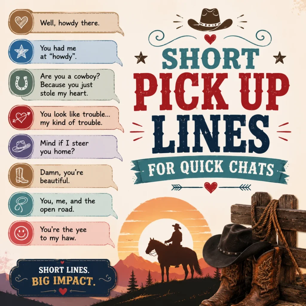 Short Pick Up Lines For Quick Chats