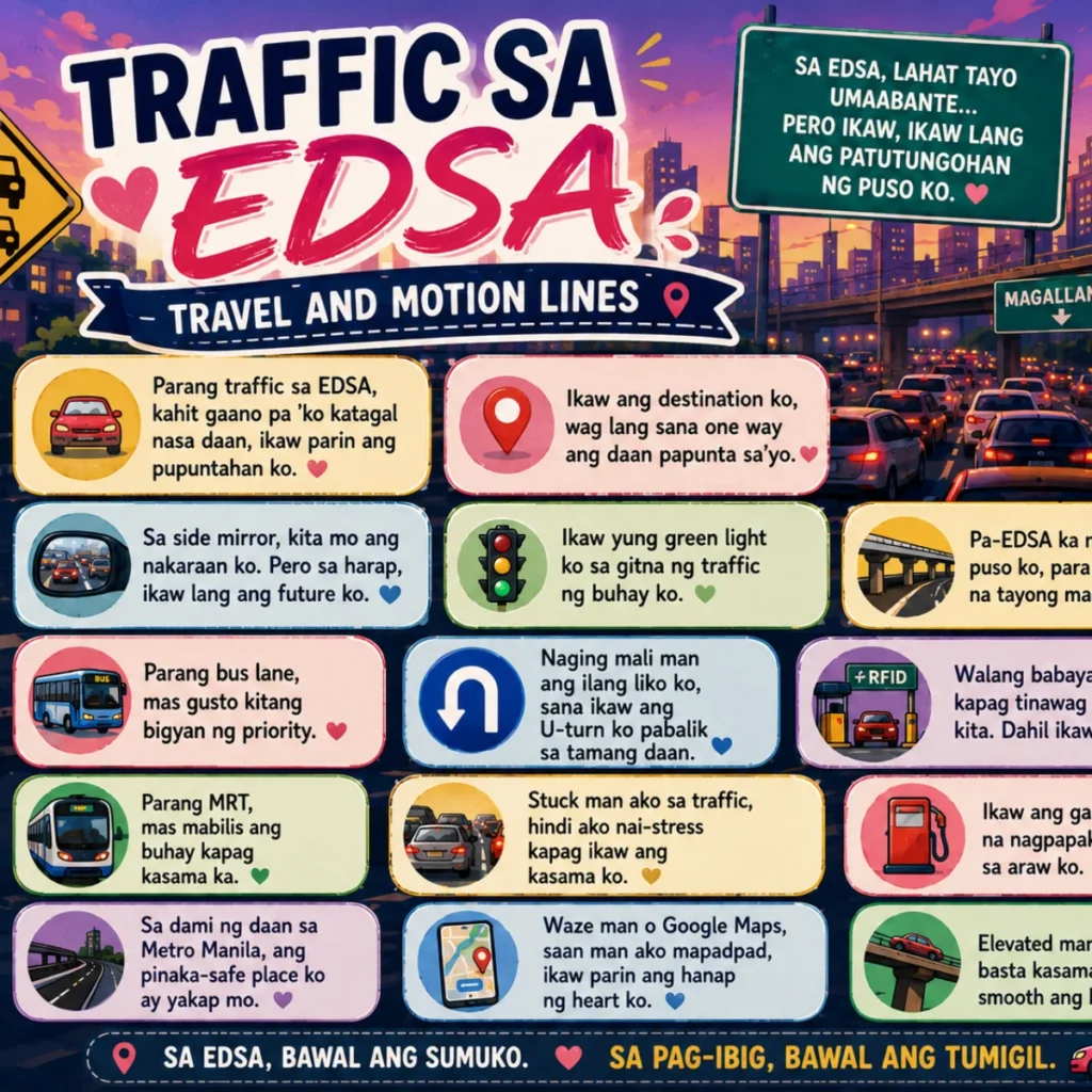 “Traffic Sa EDSA” – Travel and Motion Lines