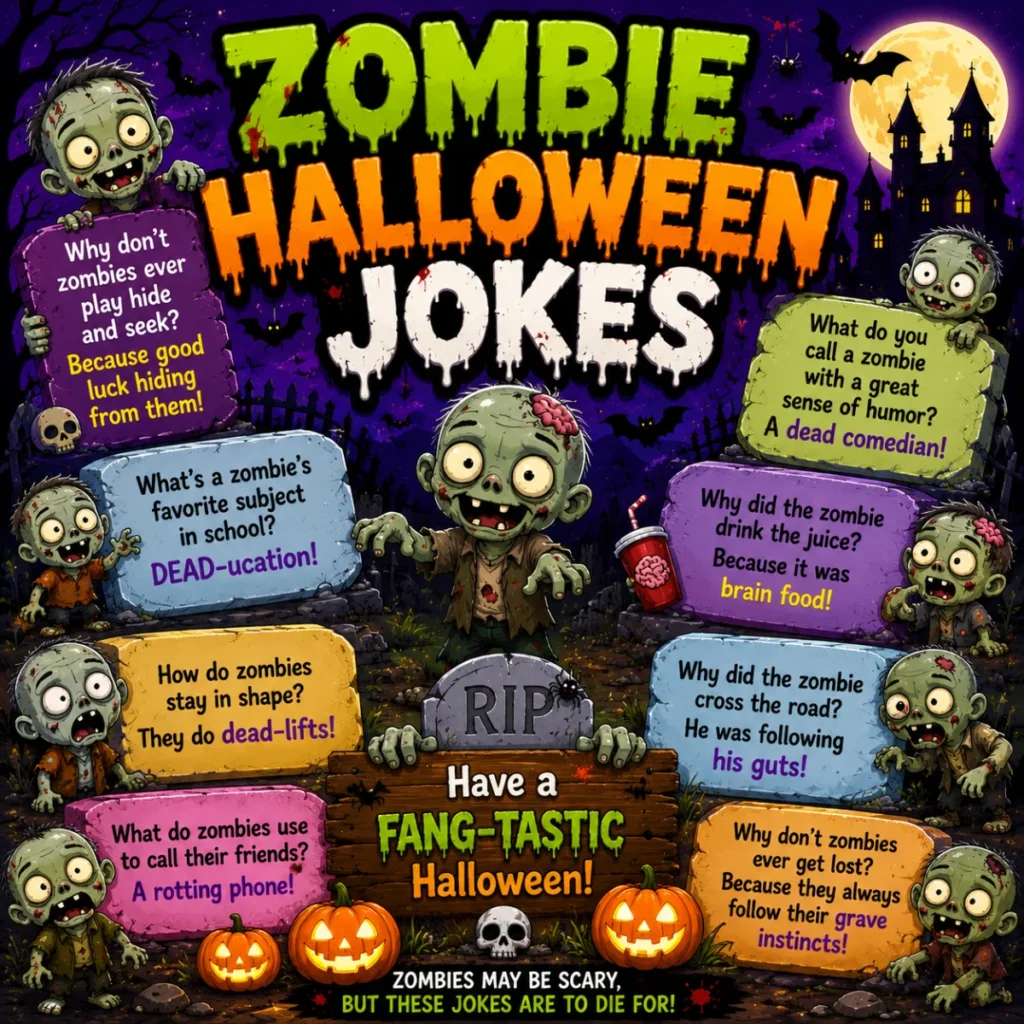 Zombie Halloween Jokes