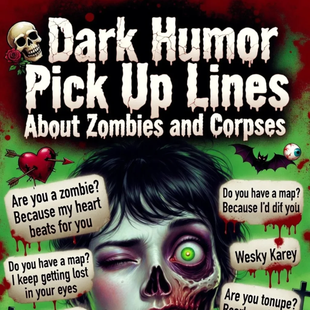🧟 Dark Humor Pick Up Lines About Zombies and Corpses