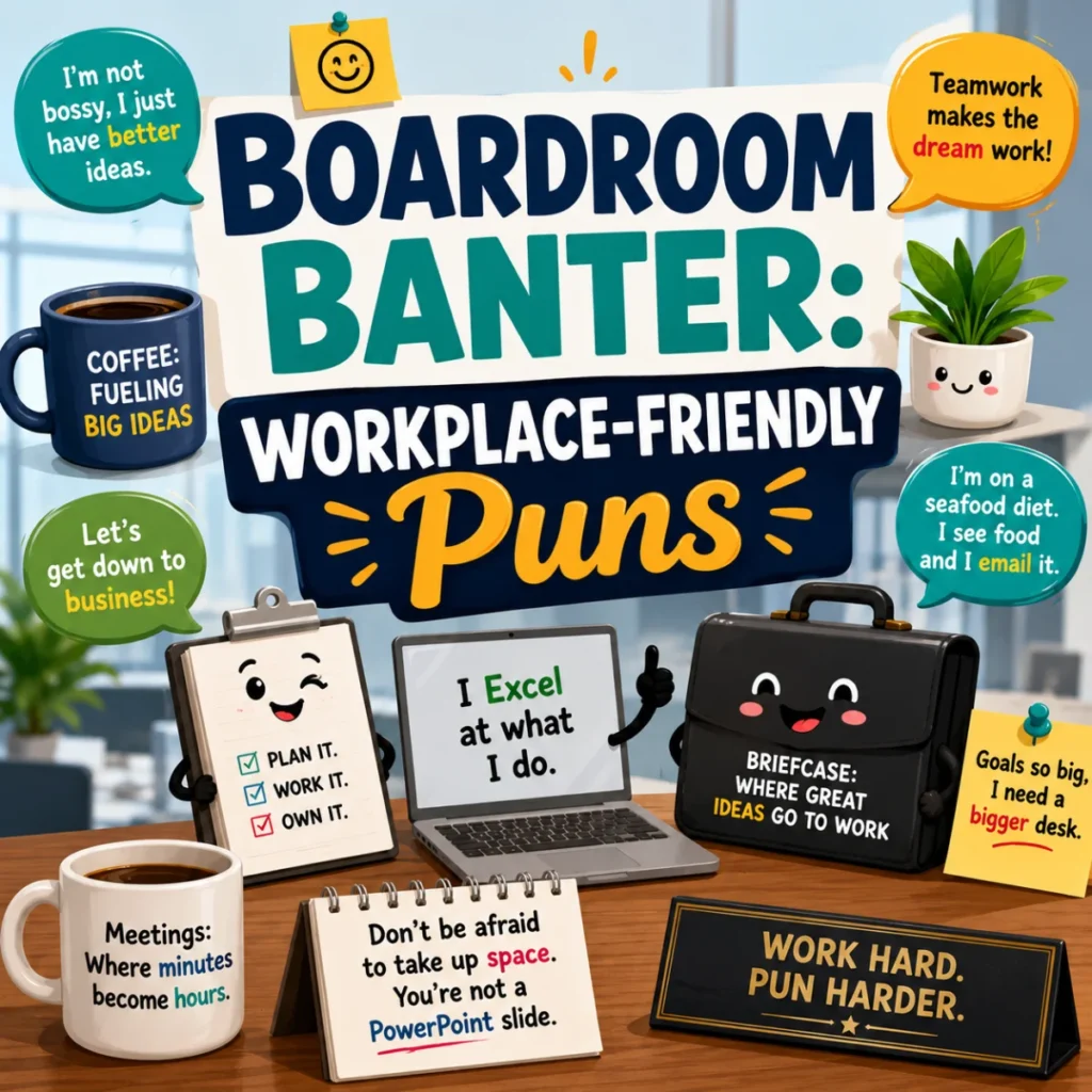 Boardroom Banter Workplace-Friendly Puns