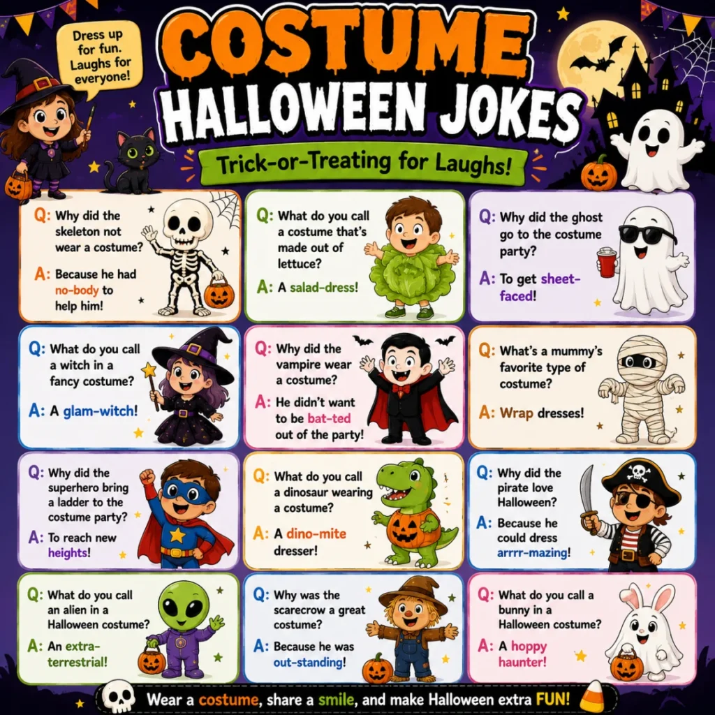 Costume Halloween Jokes