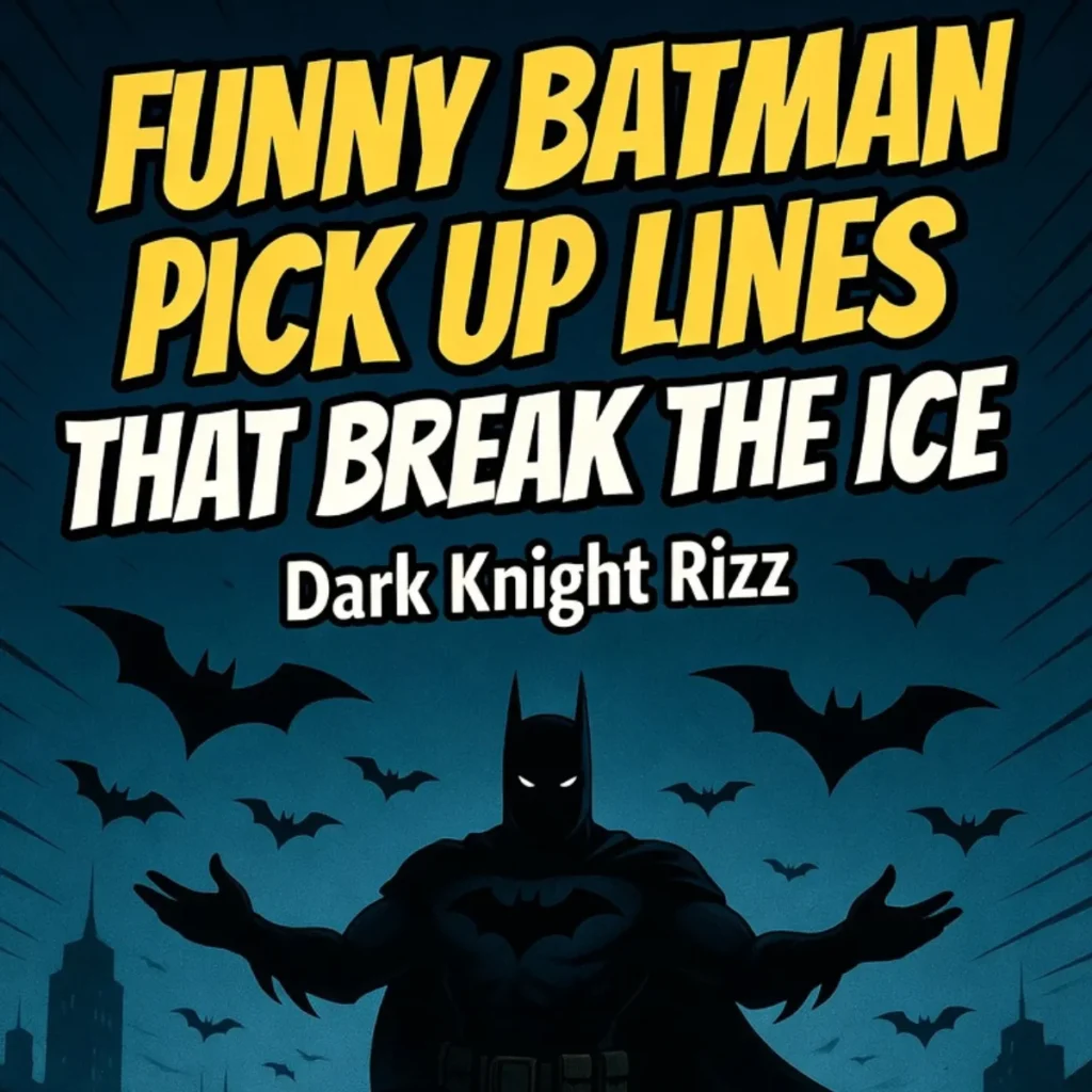 Funny Batman Pick Up Lines That Break The Ice