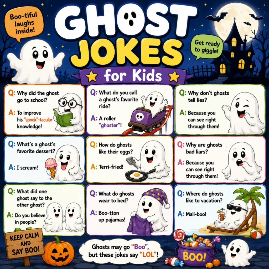 Ghost Jokes for Kids