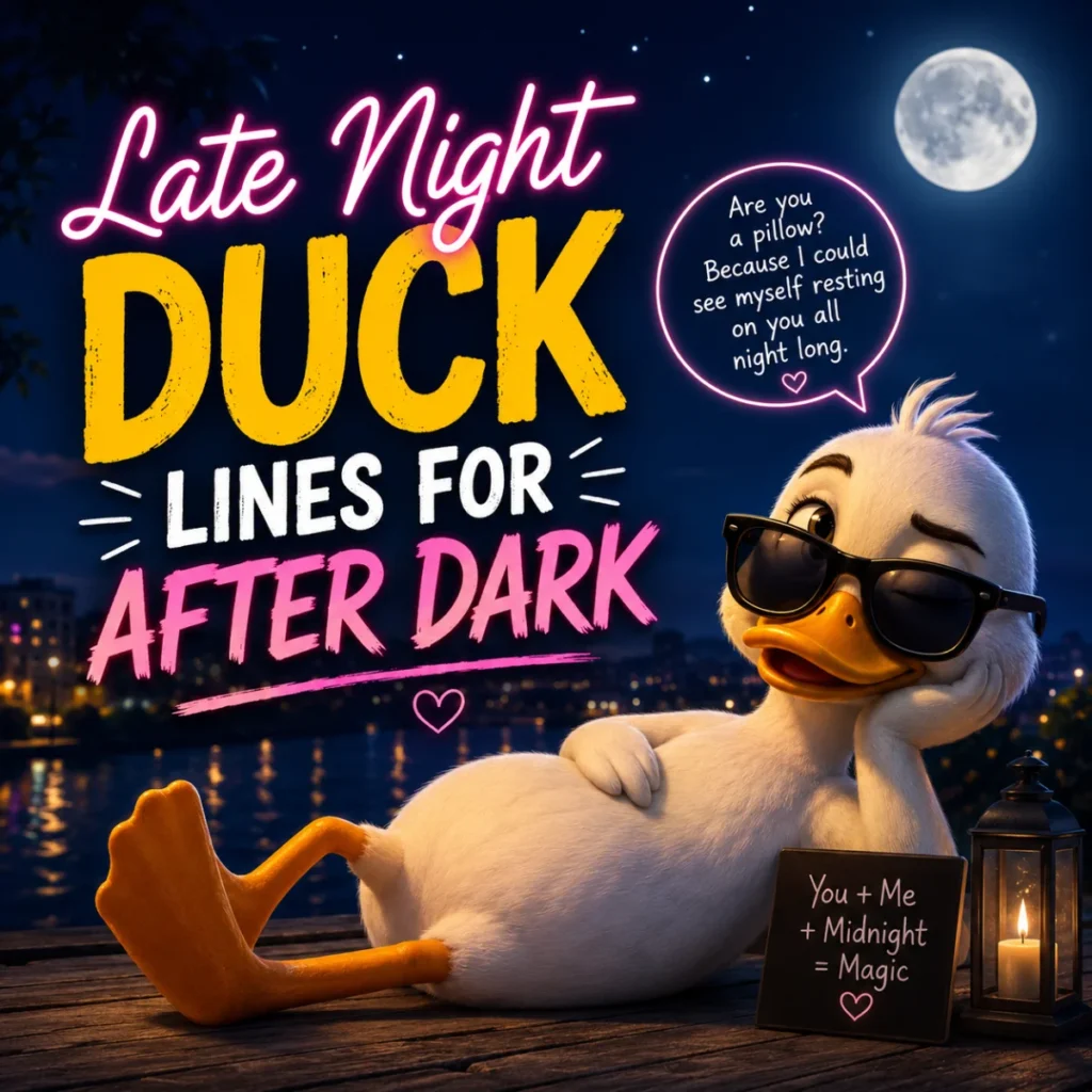 Late Night Duck Lines For After Dark