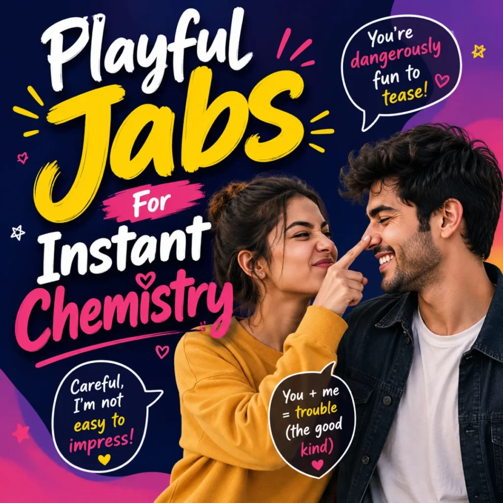 Playful Jabs For Instant Chemistry