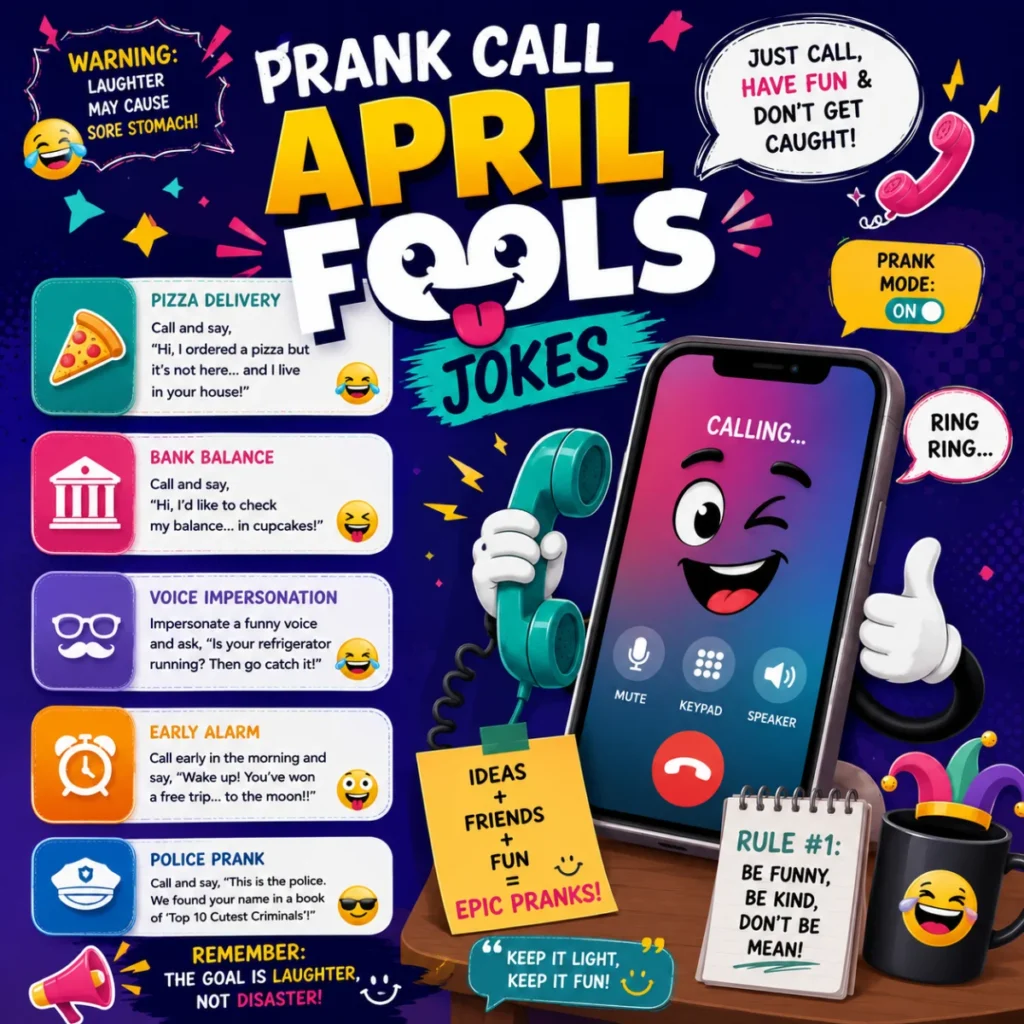 Prank Call April Fools Jokes