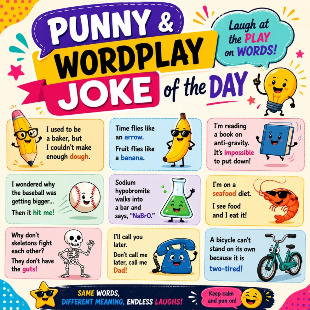 Punny & Wordplay Joke of the Day