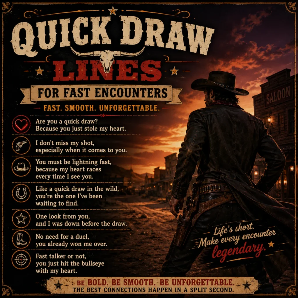 Quick Draw Lines For Fast Encounters