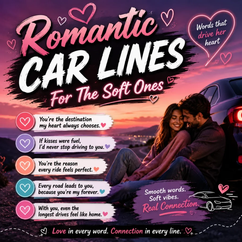 Romantic Car Lines For The Soft Ones