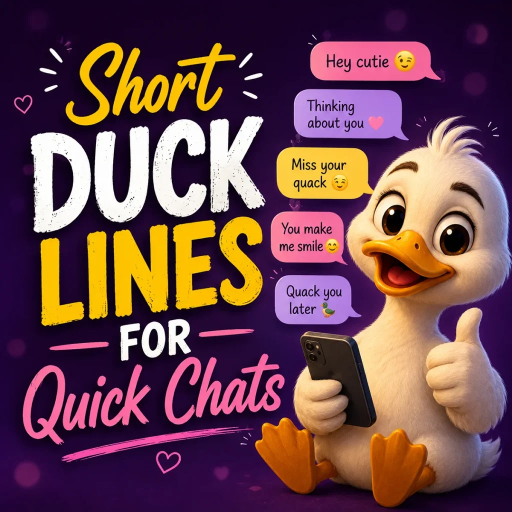 Short Duck Lines For Quick Chats