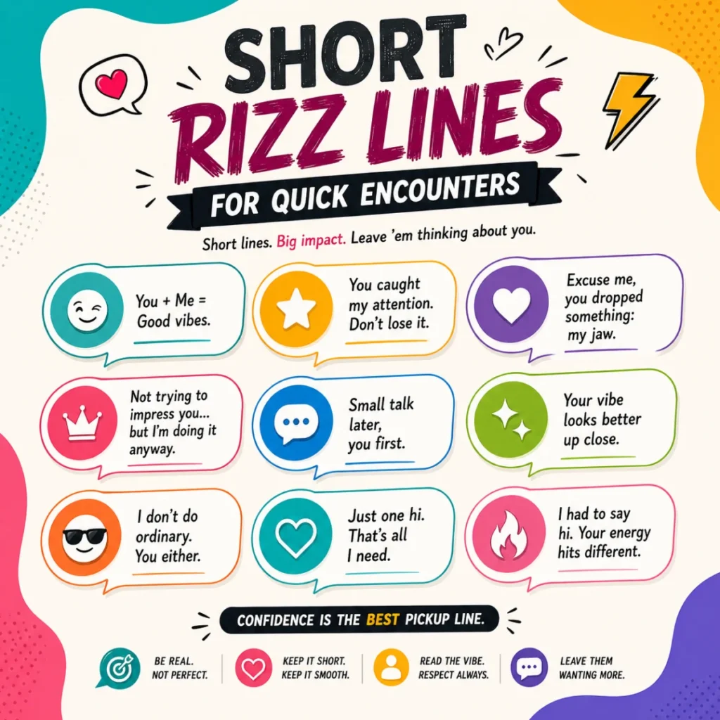 Short Rizz Lines For Quick Encounters