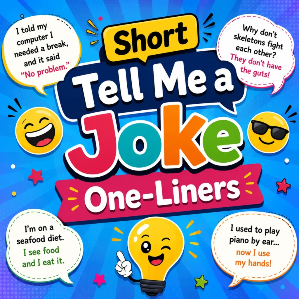 Short Tell Me a Joke One-Liners