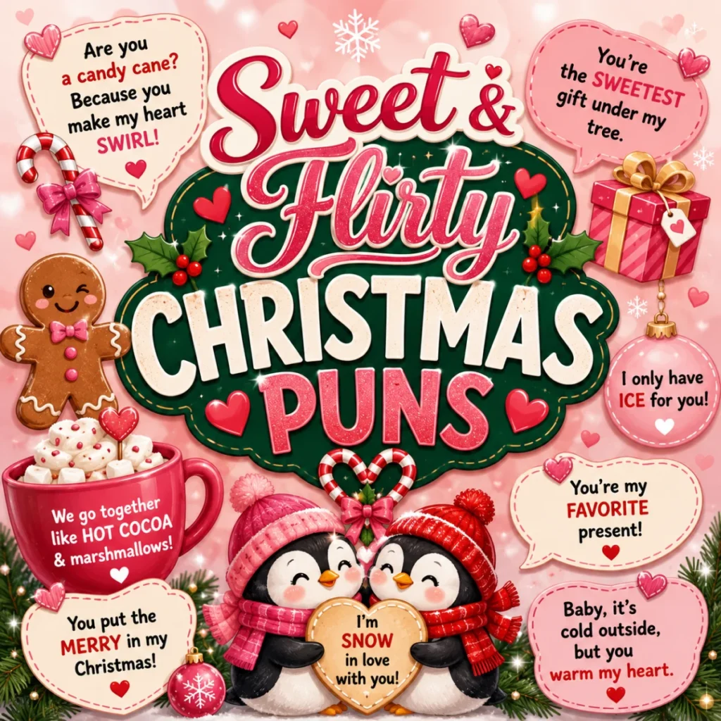 Sweet & Flirty Christmas Puns