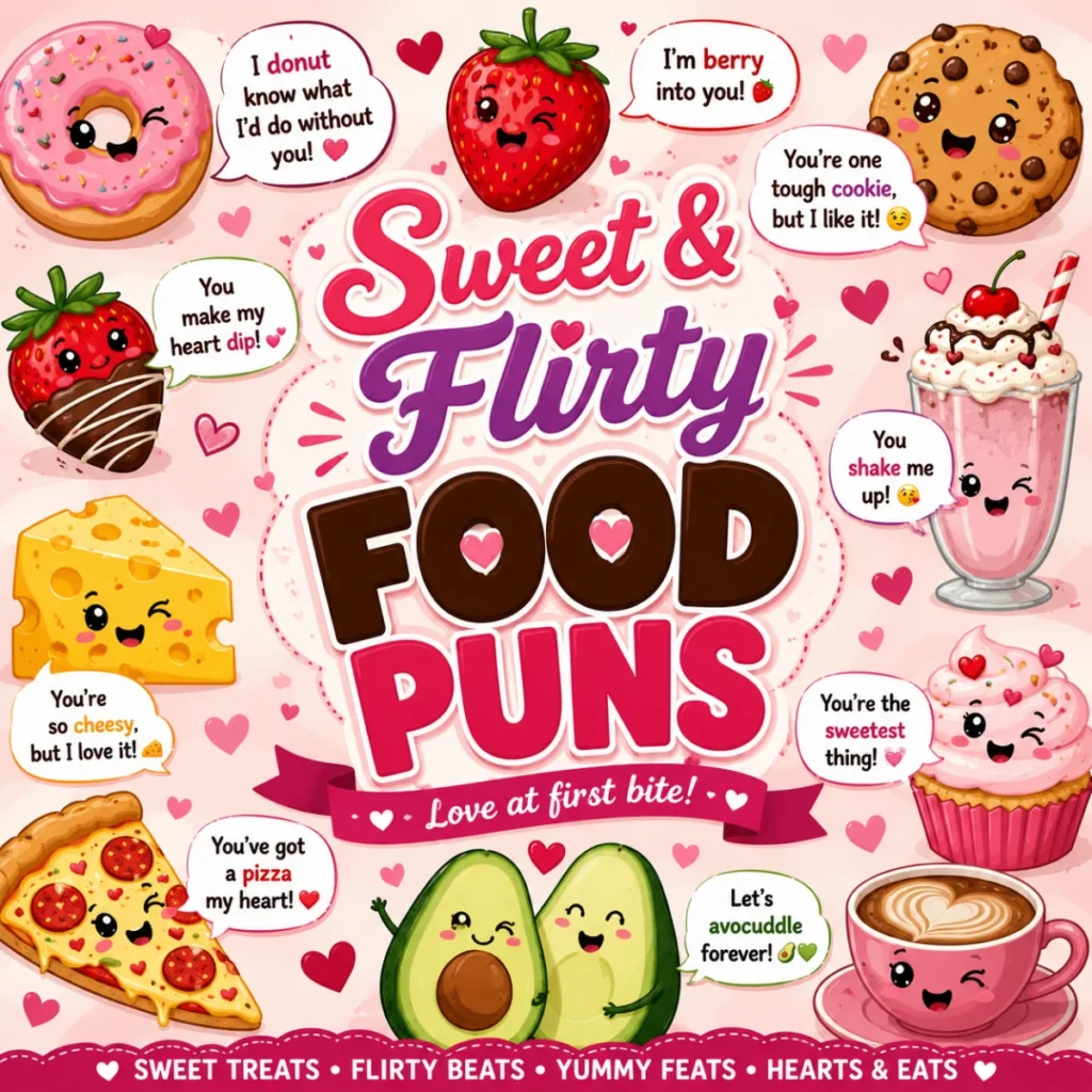 Sweet & Flirty Food Puns