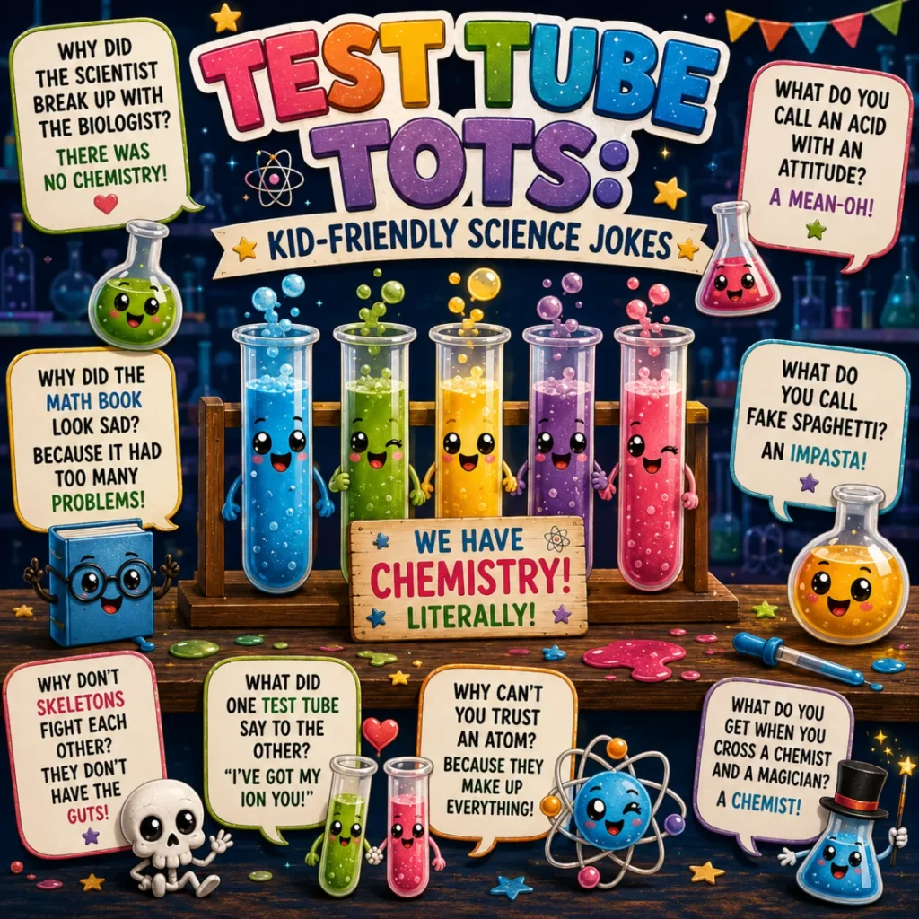 Test Tube Tots Kid-Friendly Science Jokes