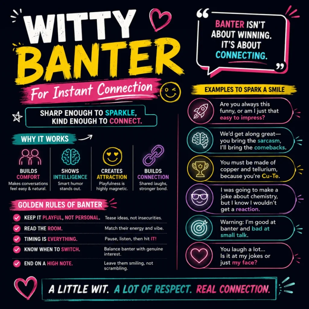 Witty Banter For Instant Connection