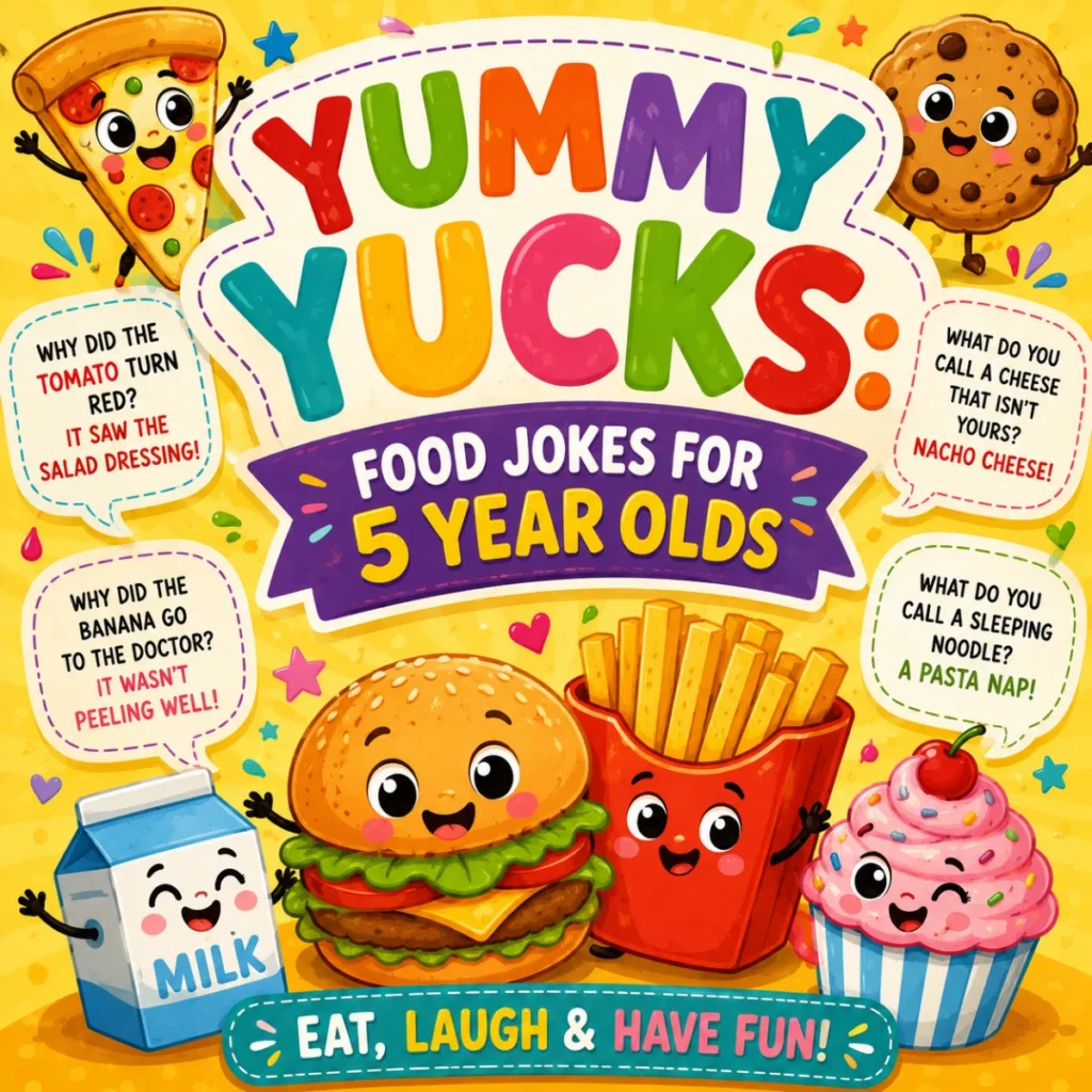 Yummy Yucks Food Jokes for 5 Year Olds