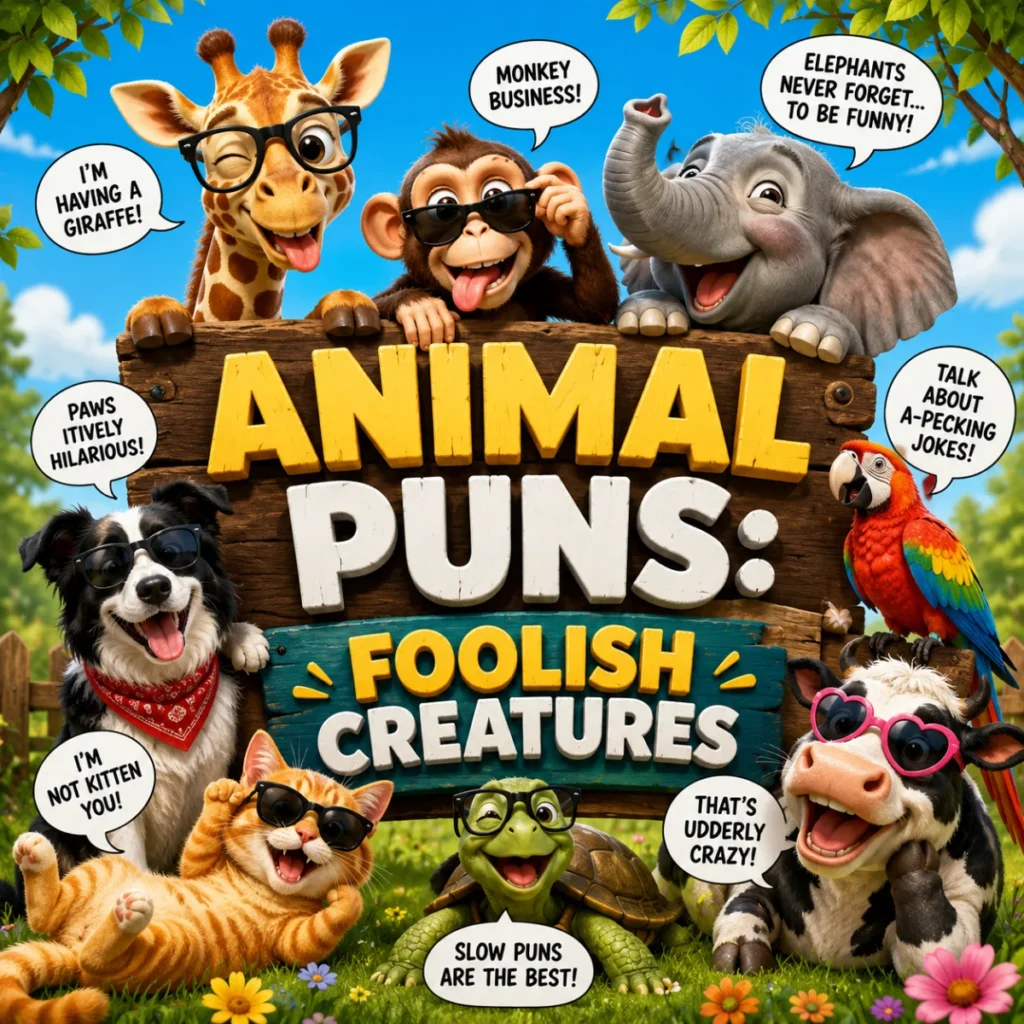 Animal Puns Foolish Creatures
