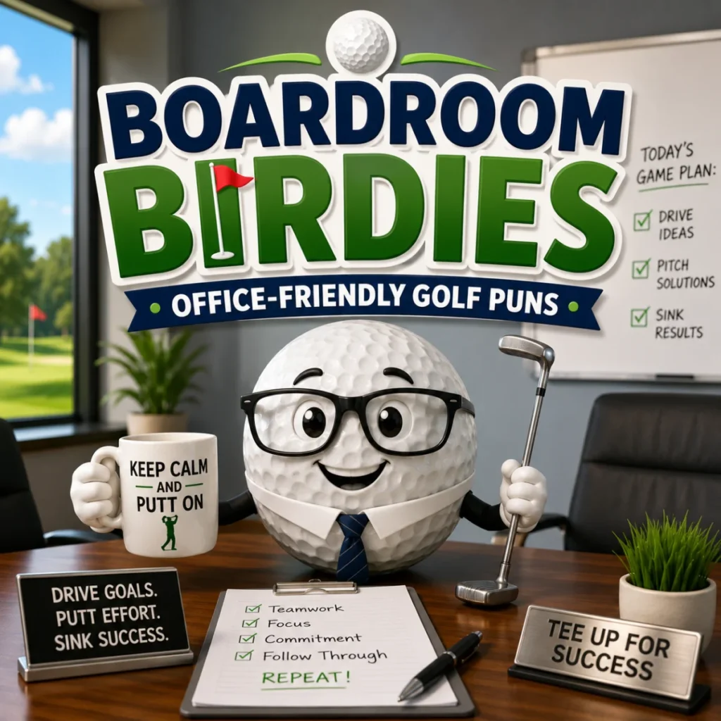 Boardroom Birdies Office-Friendly Golf Puns