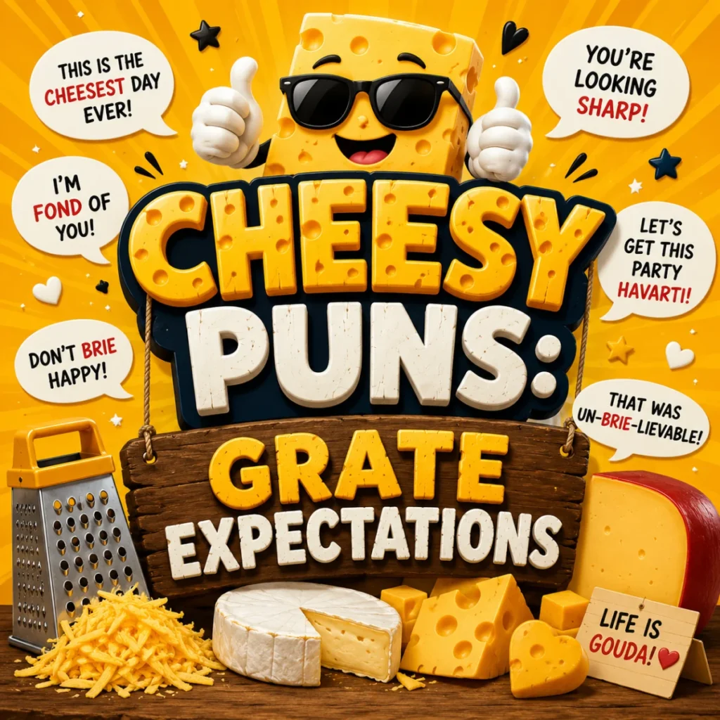 Cheesy Puns Grate Expectations