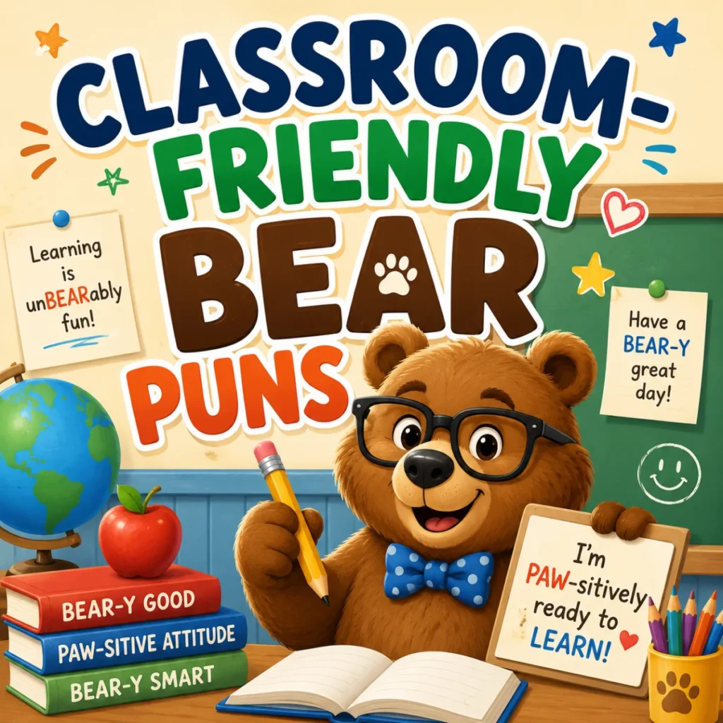 Classroom-Friendly Bear Puns