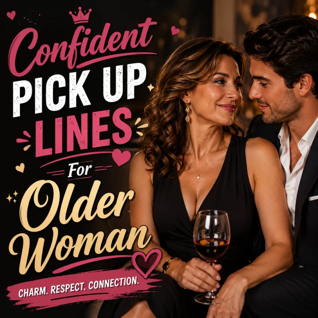 Confident Pick Up Lines For Older Woman