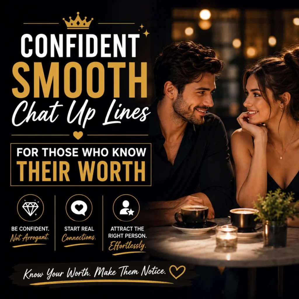 Confident Smooth Chat Up Lines For Those Who Know Their Worth