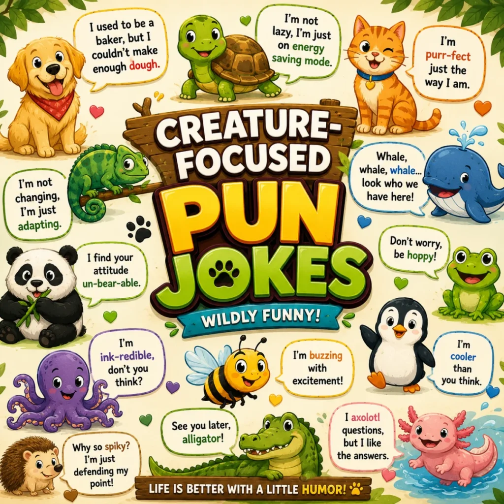 Creature-Focused Pun Jokes
