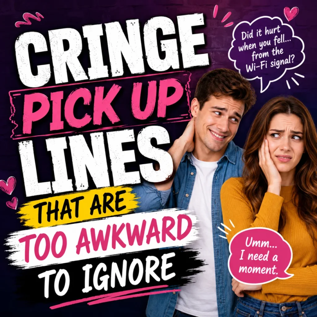 Cringe Pick Up Lines That Are Too Awkward To Ignore