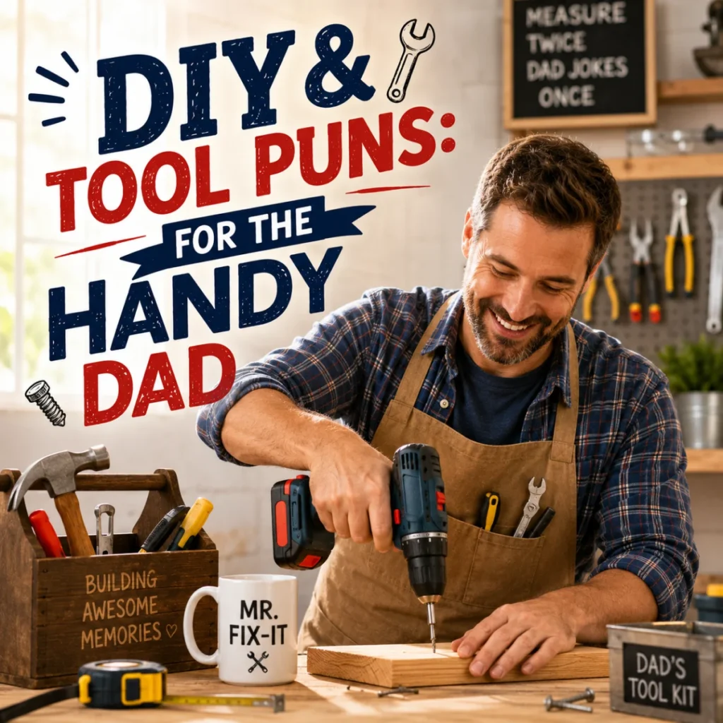 DIY & Tool Puns For the Handy Dad