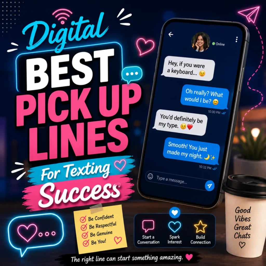 Digital Best Pick Up Lines For Texting Success