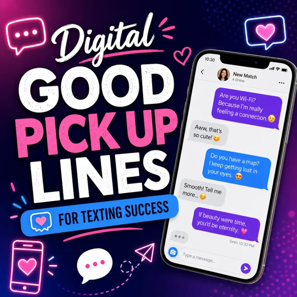 Digital Good Pick Up Lines For Texting Success