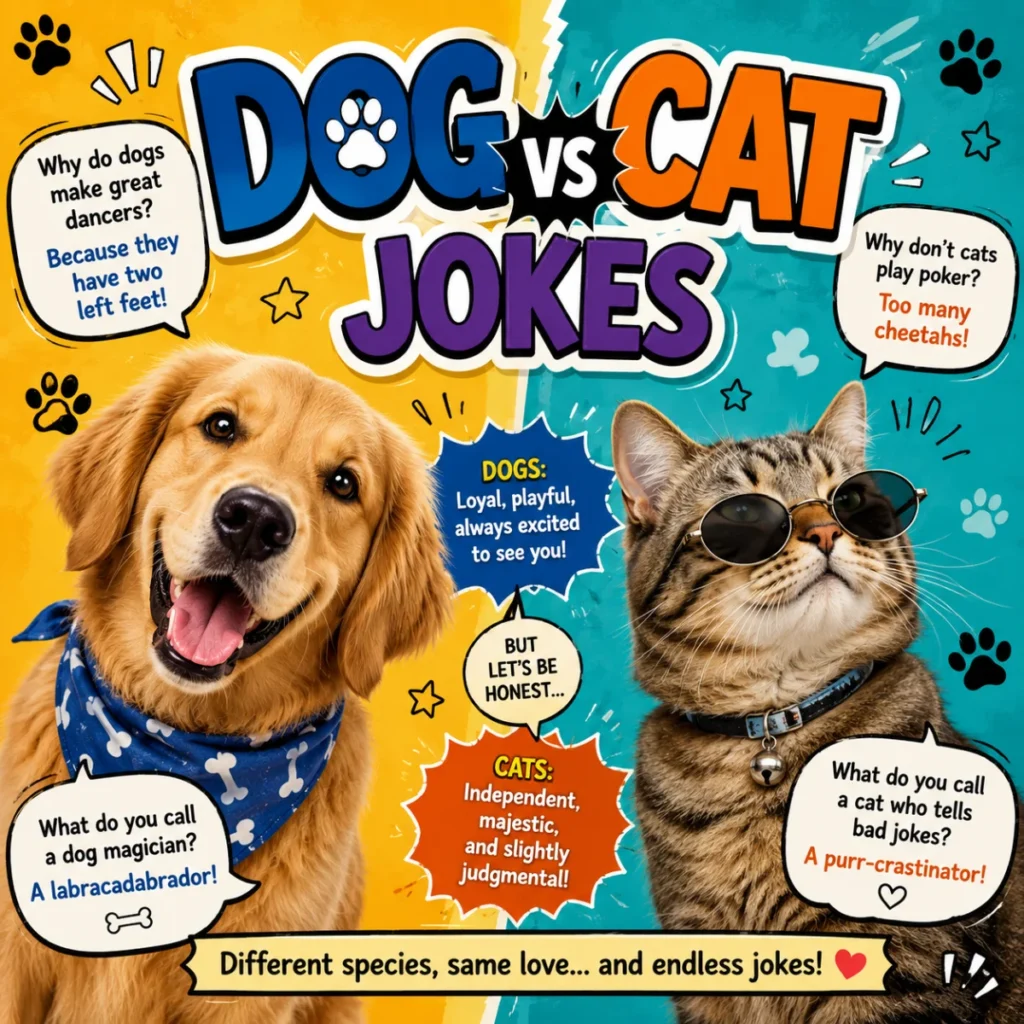 Dog vs Cat Jokes