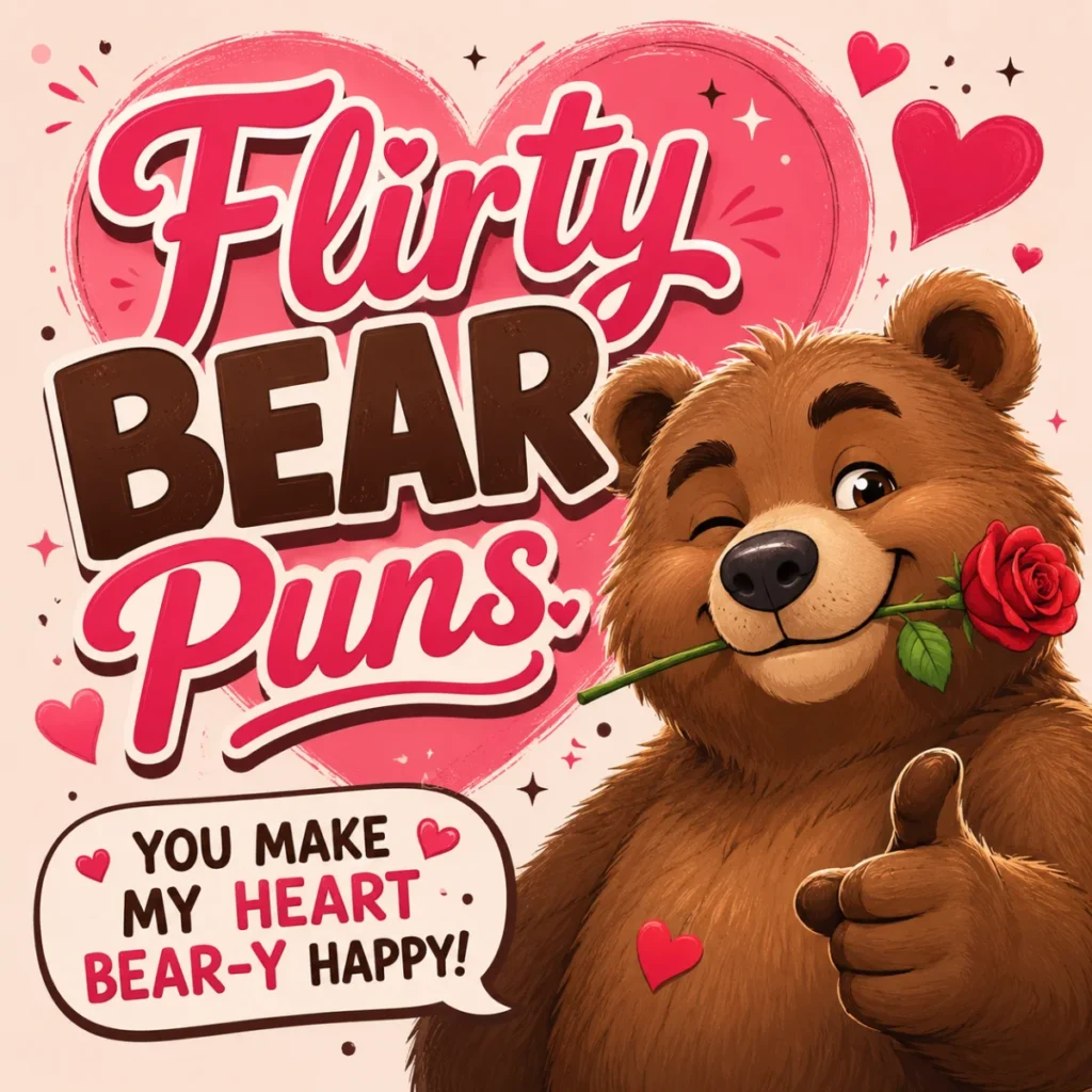 Flirty Bear Puns